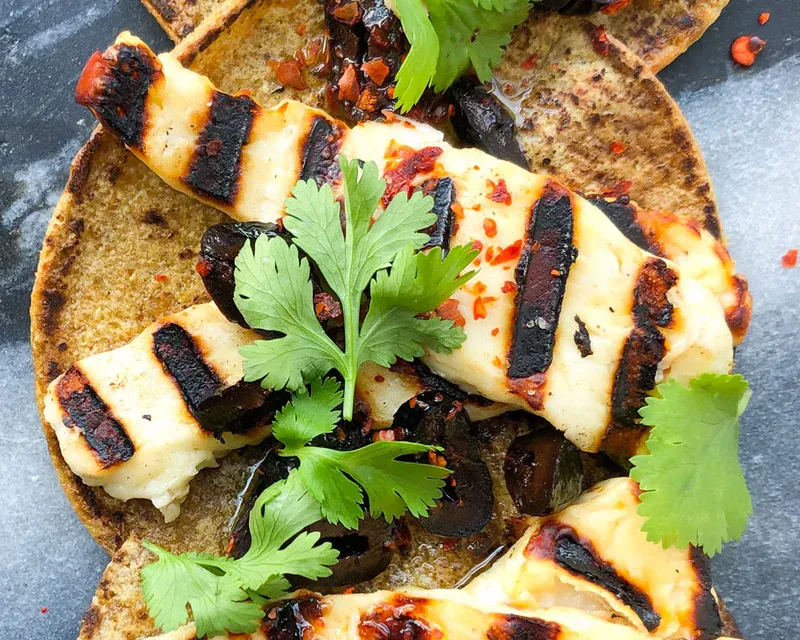 Grilled Halloumi Tacos