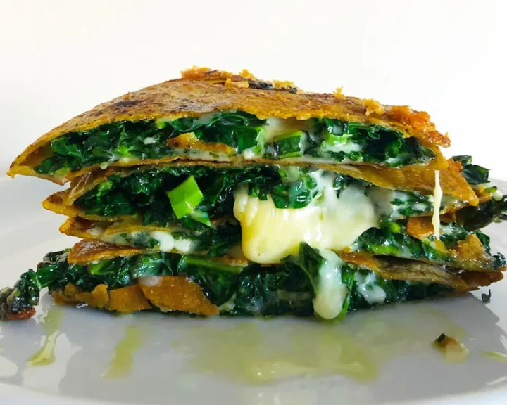 Cheddar & Kale Quesadillas