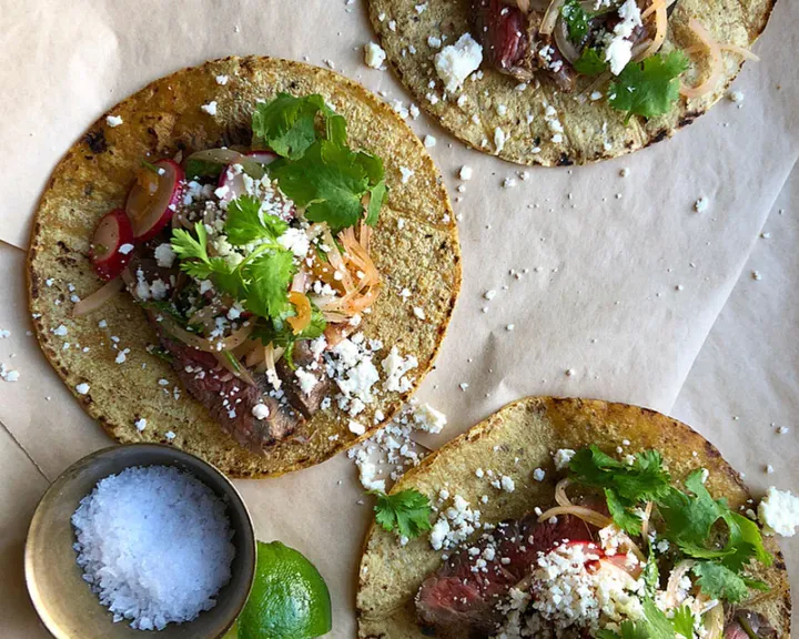 Pickled Jalapeno Steak Tacos